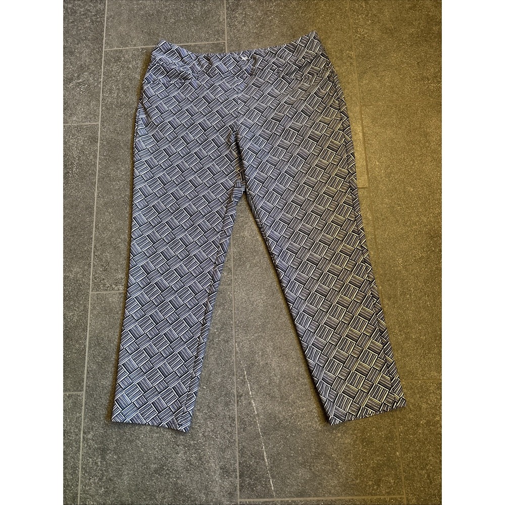 Adidas Pull On Stretch 5-Pocket Golf Pants Leggings Abstract Print Women's L